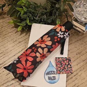 Floral Umbrella NWT Auto Open